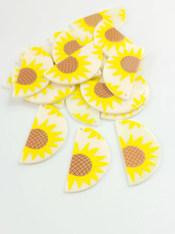 Acrylic Pendants sunflower