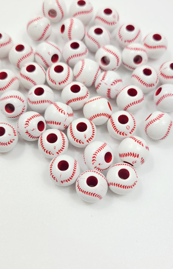 Acrylic Beads baseball
