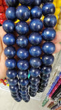 Natural painted wood Beads