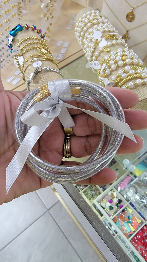 Plastic Jelly Bangles Bracelets