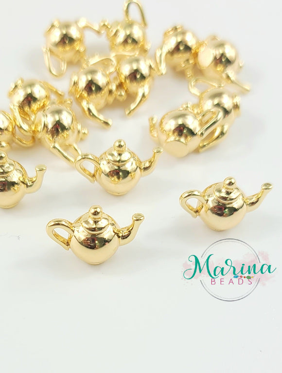 Charms Teapot 18k Gold plated