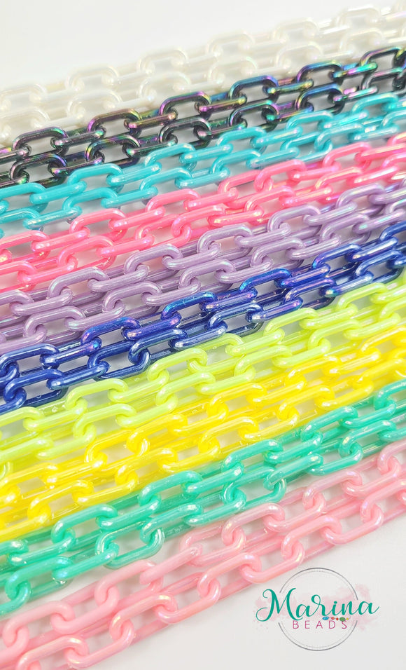 Acrylic Opaque chains AB color