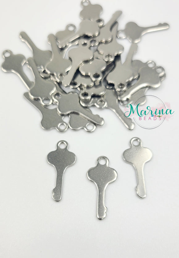 Stainless Steel charms Key