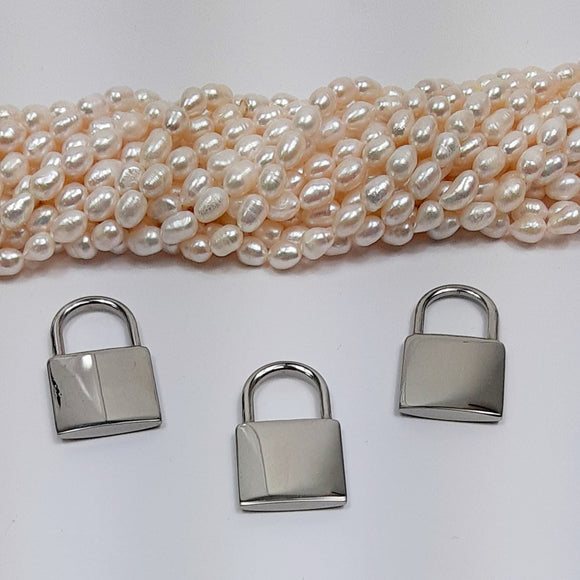 Stainless Steel pendants padlock