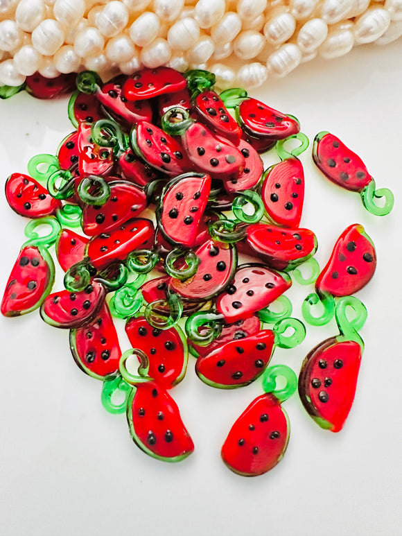 Lampwork watermelon