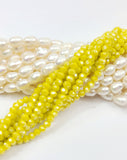 Glass Beads Rondelle