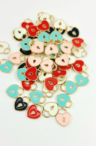 Alloy enamel pendants lock