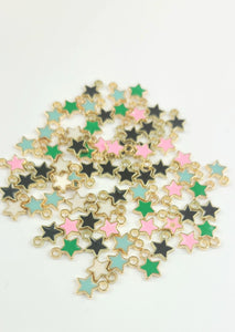 Alloy Enamel pendants Star