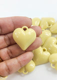 Opaque Acrylic pendants Heart