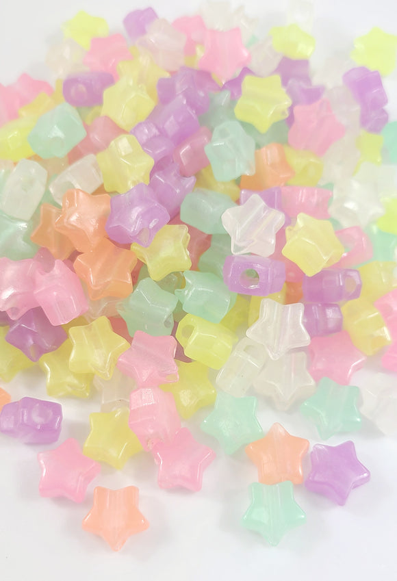 Luminous Acrylic Beads star