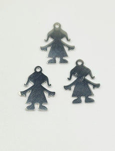 Stainless Steel pendants Girl