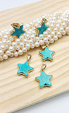 Turquoise pendant alloy star