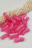 Acrylic Beads  imitation  Gemstone tube