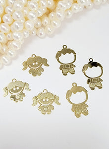 Boy and Girl Pendants