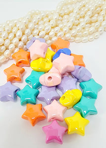 Acrylic Beads  star