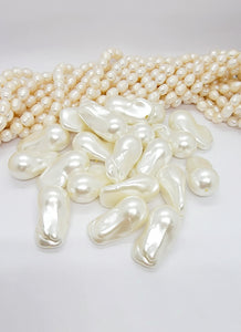 ABS Plastic imitation Pearl oval