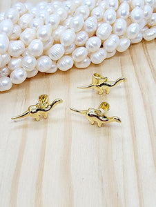 Charms Dinosaur  real 18k gold plated