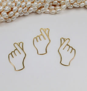 Finger Brass Pendants